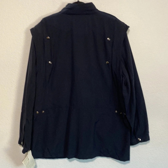 Tilley NWT Expedition Jacket Dark Navy Utility Coat Size L - Picture 6 of 8